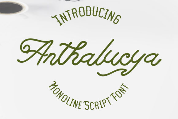 Anthalucya: A Handwritten Font with Timeless Charm