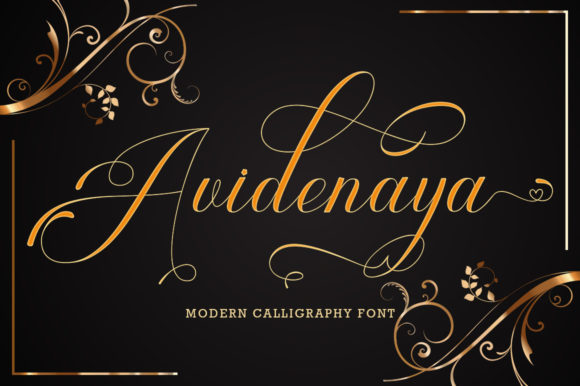 Avidenaya: A Timeless Script Font for Editorial Design