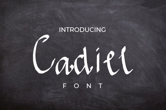 Cadiel: A Handwritten Font for Authentic Branding