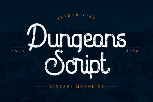 Dungeons: A Handwritten Font with Vintage Charm