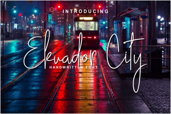 Ekuador City: A Font That Adds Personality to Your Brand