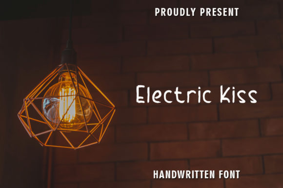 Electric Kiss: A Handwritten Font for Digital Design