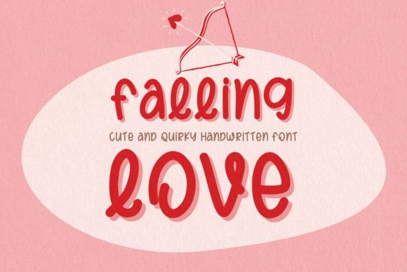Falling Love Font for Web Design
