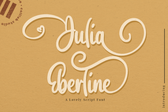 Julia Eberline: A Script Font for Modern Web Design