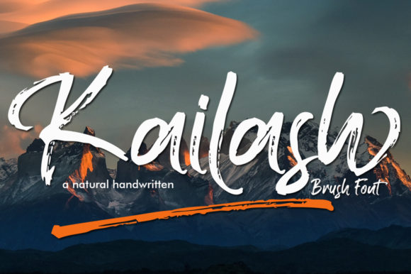 Kailash: A Handwritten Font for Creative Branding
