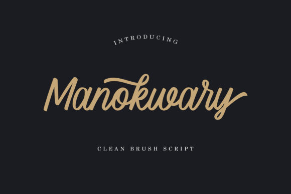 Manokwary: A Script Font That Elevates Digital Branding