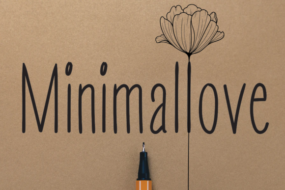Minimallove: A Delicate Script Font for Editorial Design