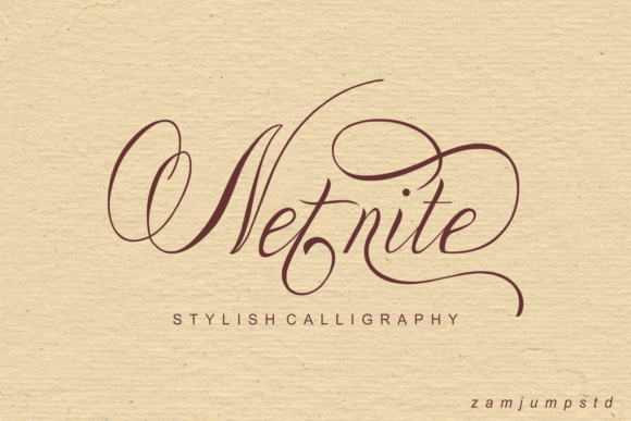 Netnite: A Handwritten Font for Editorial Elegance