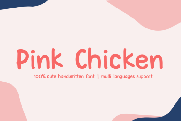 Pink Chicken: A Handwritten Font for Creative Web Design