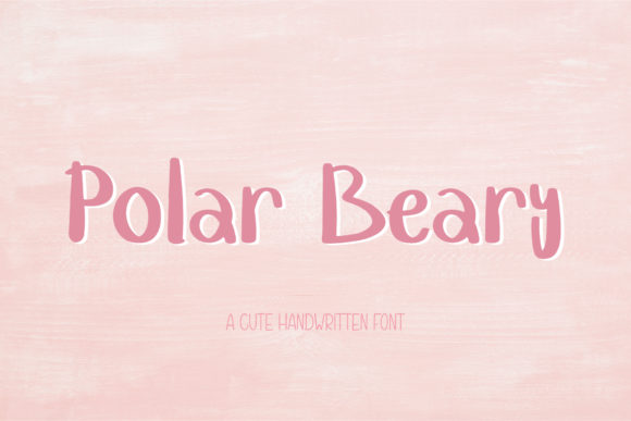 Polar Beary: A Playful Font for Campaign Creativity