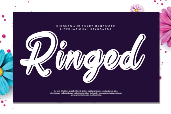 Ringed: A Font That Breathes Life into Every Craft Project