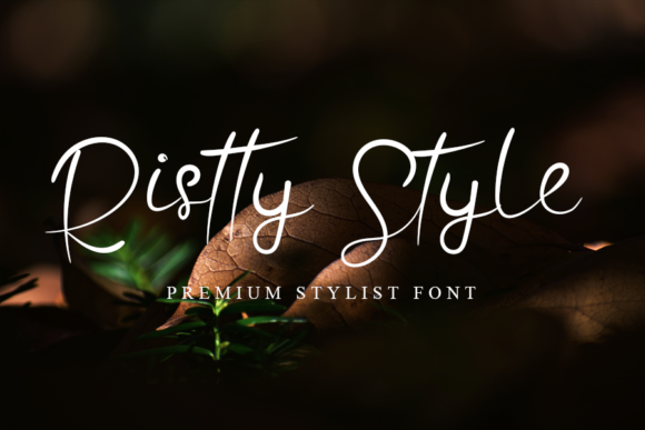 Ristty Style Font for Editorial Design