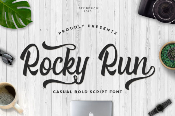 Rocky Run: A Handwritten Font for Editorial Design