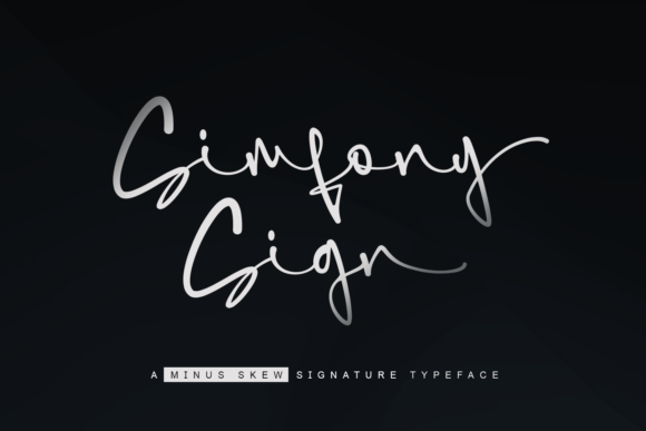 Simfony Sign: A Font That Adds Personality to Branding