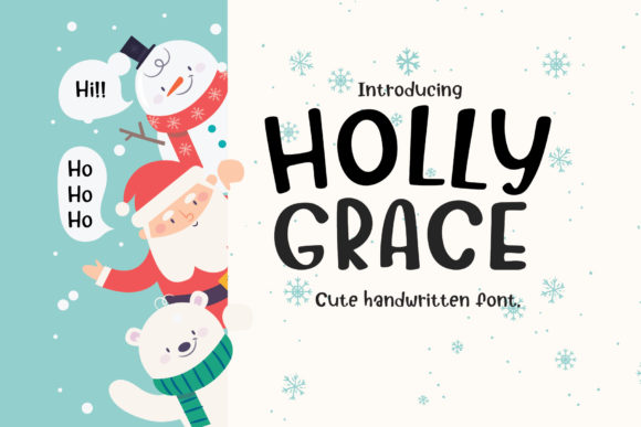 Transform Your Brand with Holly Grace Font